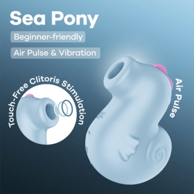 6708-1 Satisfyer Sea Pony  Вакуумно-волновой стимулятор клитора с вибрацией