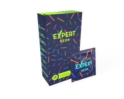 2957-1 Expert 15шт презервативы со светящимся слоем