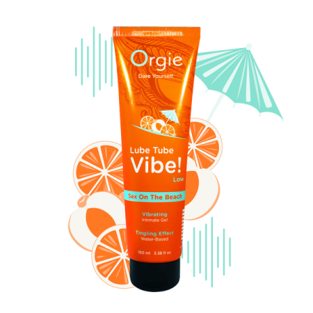 1301 Лубрикант с эффектом вибрации Orgie Lube Tube Vibe Low Sex On The Beach, 100 мл — изображение 2