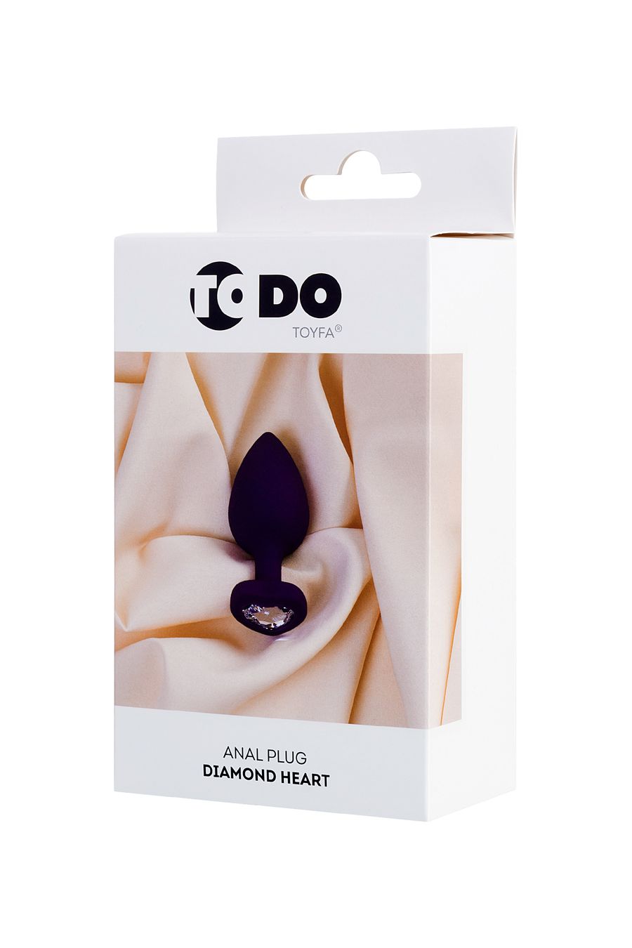 3795Toyfa ToDo by Diamond Heart, фиолетовая анальная пробка — изображение 5