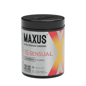 3057-1 Maxus Sensual, 15 шт. Презервативы эргономичные