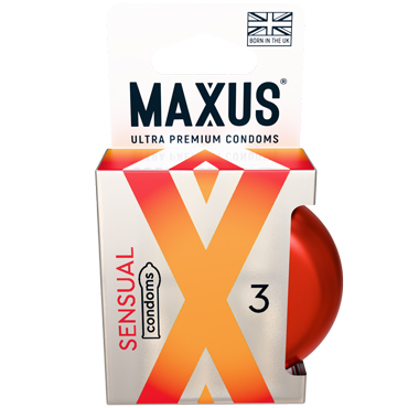 3057-2 Maxus Sensual, 3 шт. Презервативы эргономичные