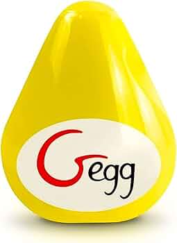 2998-2 Gvibe Gegg, желтое. Яйцо-мастурбатор с рельефом