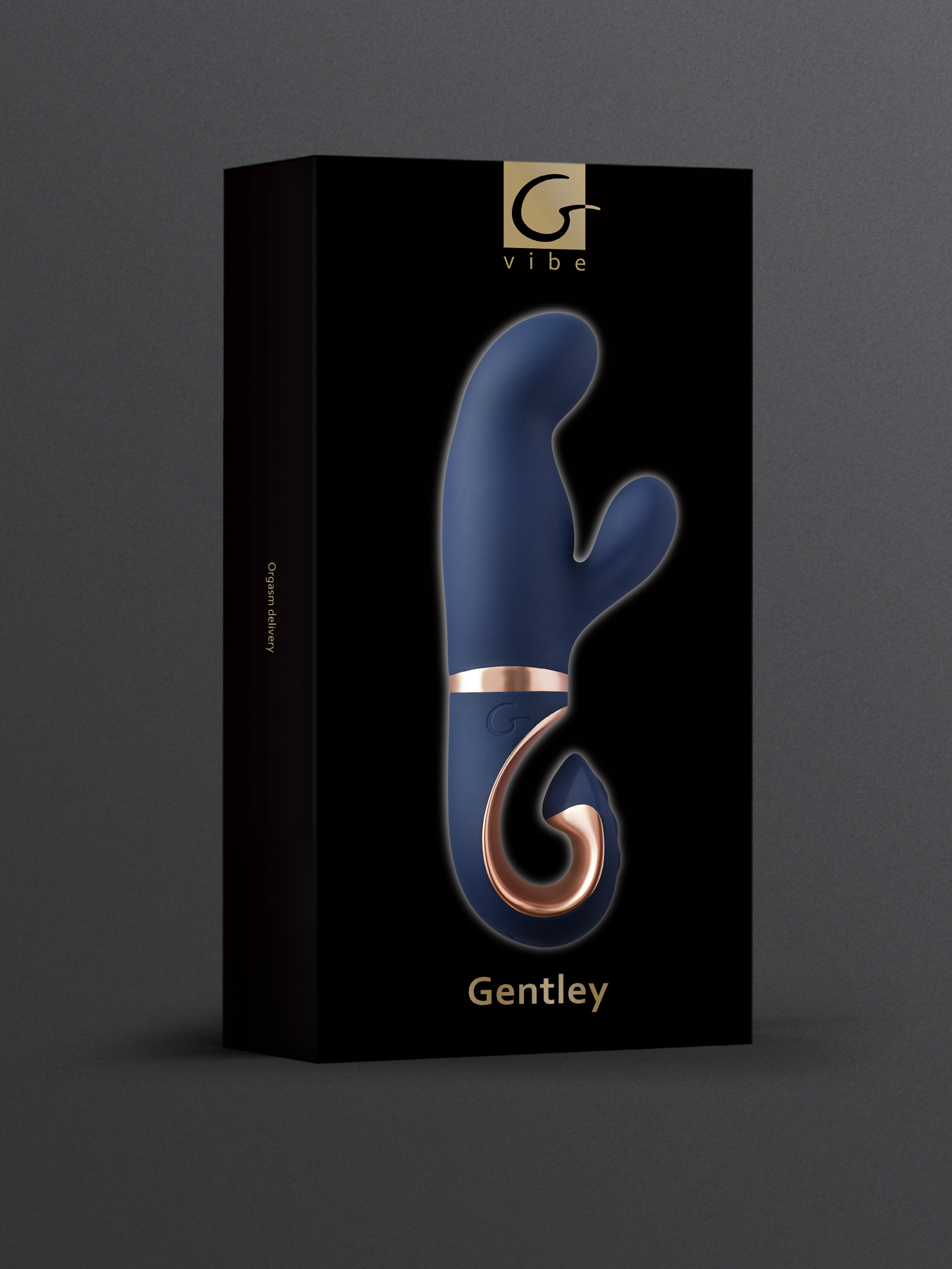 3662 Gvibe Gentley, синий. Вибратор-кролик для стимуляции точки G и клитора — изображение 2