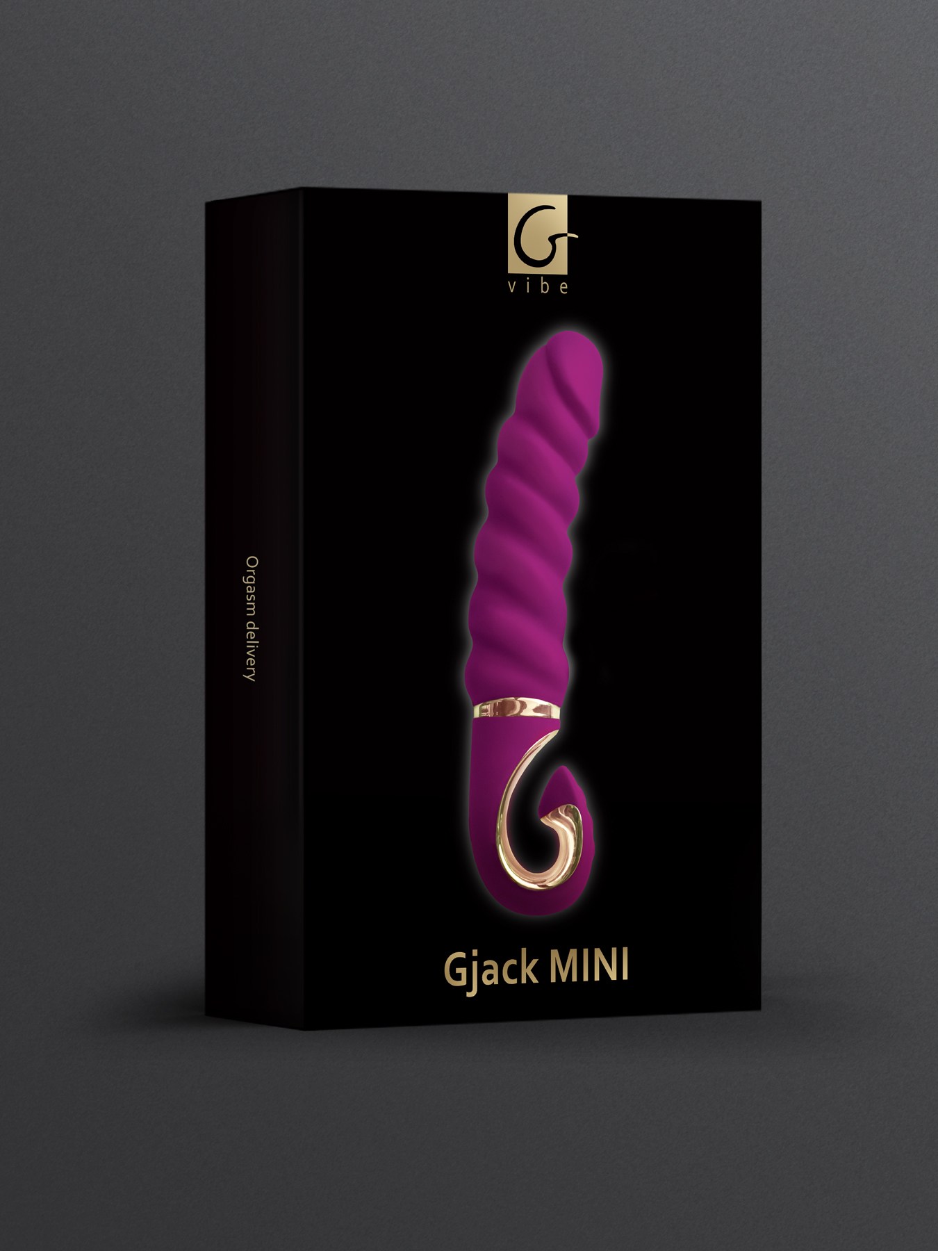 3655 Gvibe Gjack Mini, фиолетовый. Уменьшенный анатомический витой вибратор — изображение 2