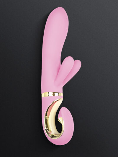 3660 Gvibe Grabbit, розовый. Вибратор с клиторальной стимуляцией