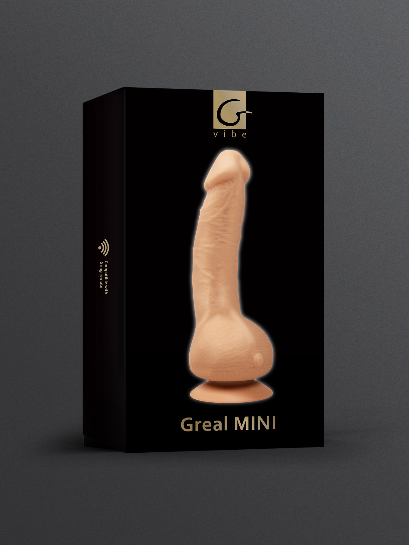 3657-1 Gvibe Greal Mini, телесный. Уменьшенная версия реалистичного вибратора — изображение 2