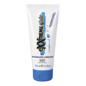 3002-1 Hot Exxtreme Glide Waterbased, 100 мл. Смазка для анального секса на водной основе