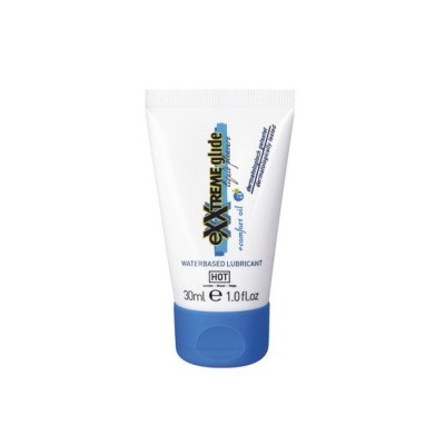 3002-2 Hot Exxtreme Glide Waterbased, 30 мл. Смазка для анального секса на водной основе