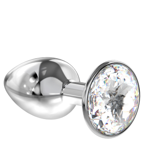 3679 Lola Games Diamond Sparkle XL, серебристый/прозрачный. Большая анальная пробка