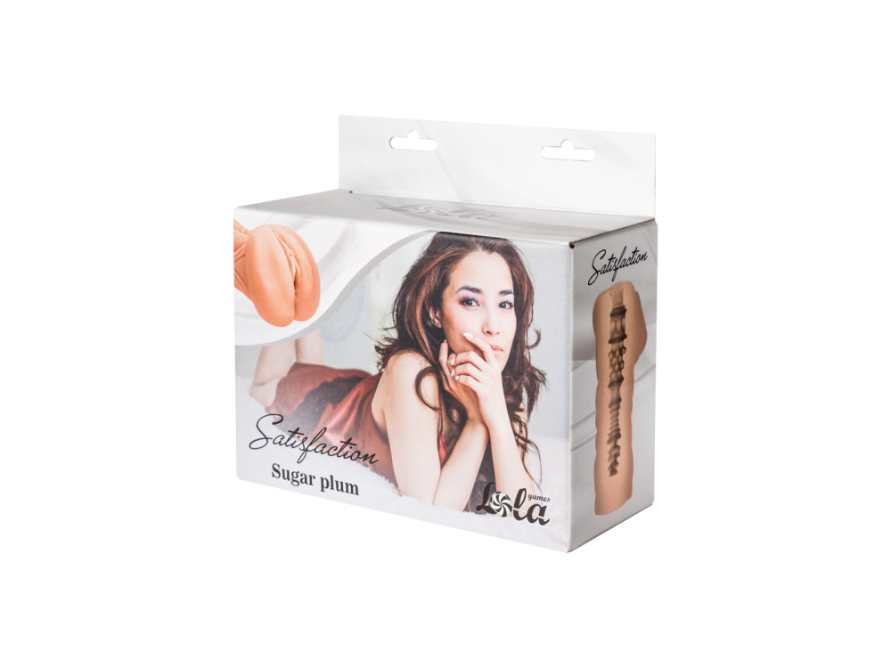 3458 Lola Games Satisfaction Sugar Plum, телесный. Мастурбатор в виде вагины