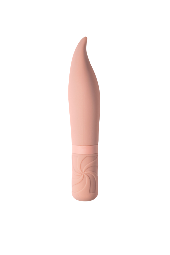 3461 Lola Games Universe BonBon’s Powerful Spear, бежевый. Универсальный вибратор с узким раздвоенным кончиком — изображение 3