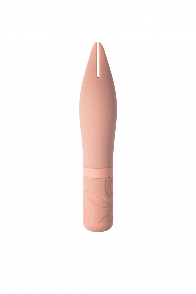 3461 Lola Games Universe BonBon’s Powerful Spear, бежевый. Универсальный вибратор с узким раздвоенным кончиком — изображение 4