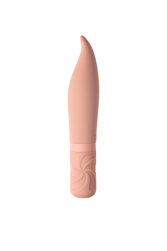 3461 Lola Games Universe BonBon’s Powerful Spear, бежевый. Универсальный вибратор с узким раздвоенным кончиком — изображение 5