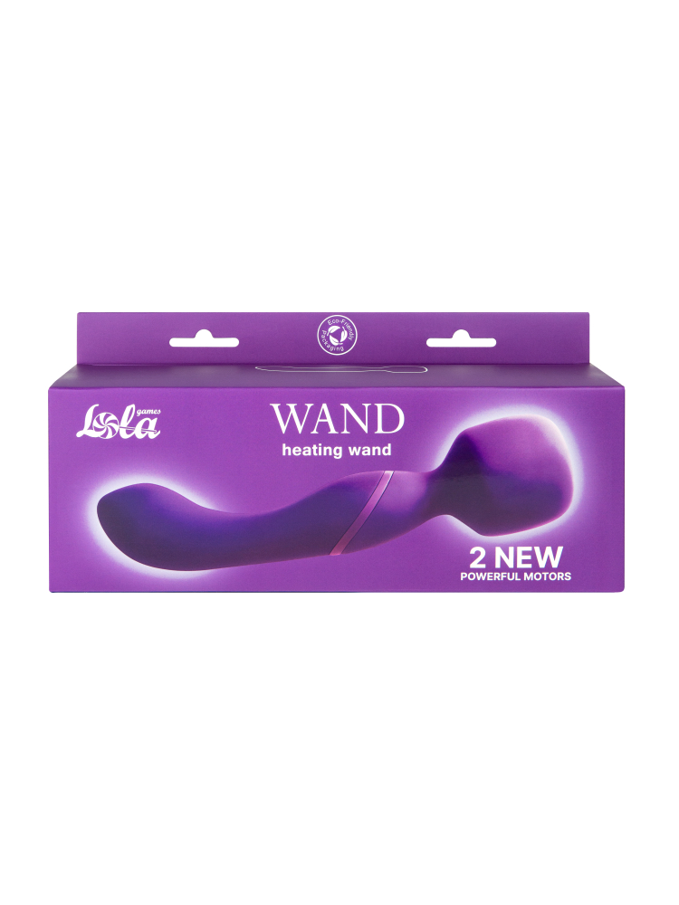 3495-1 Lola Heating Wand, фиолетовый. Двусторонний нагревающийся Вонд
