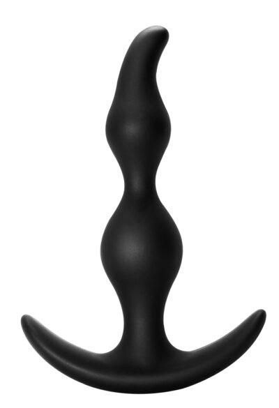 3268-2 Lola Toys Bent Anal Plug, черная. Анальная пробка