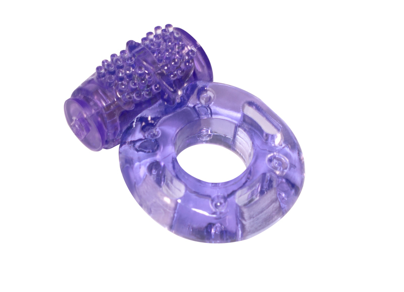 3310-2 Lola Toys Rings Axle-pin, фиолетовое. Эрекционное кольцо с вибрацией — изображение 2