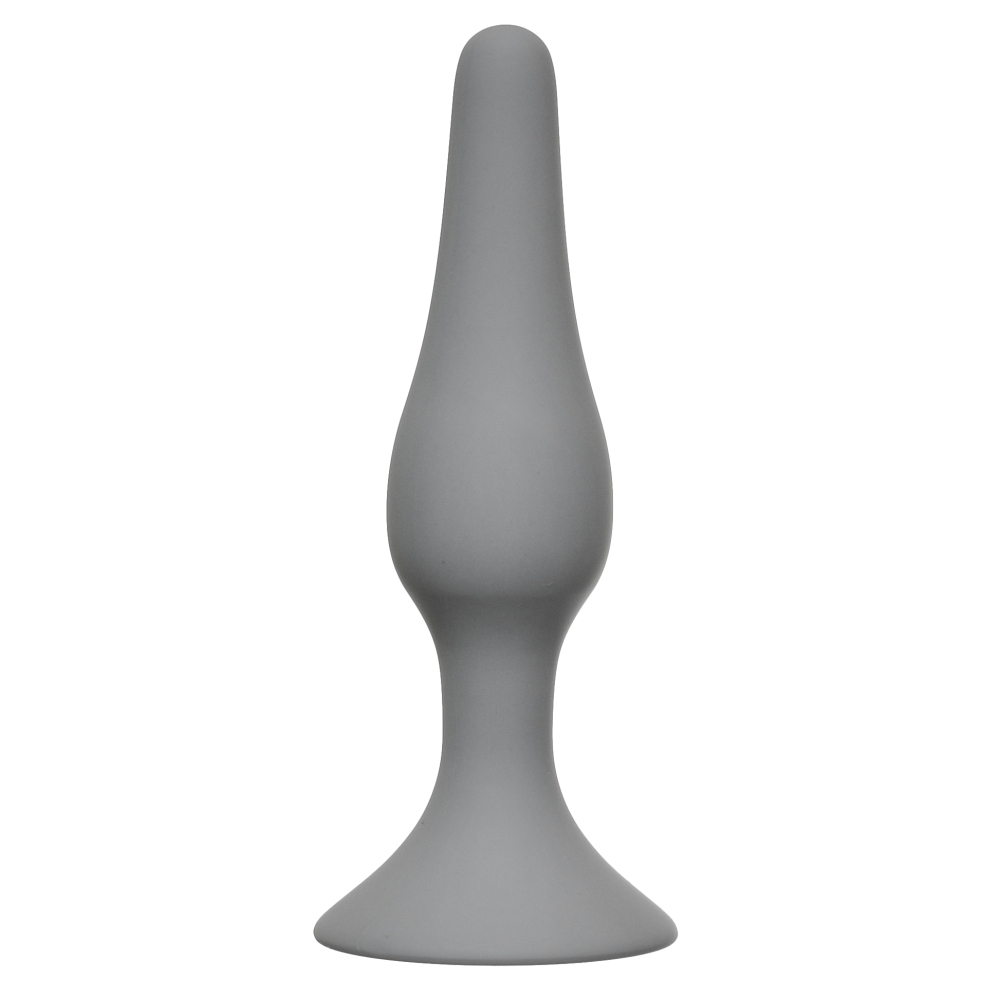 3214 Lola Toys Slim Anal Plug XL, серая. Анальная пробка большая — изображение 2