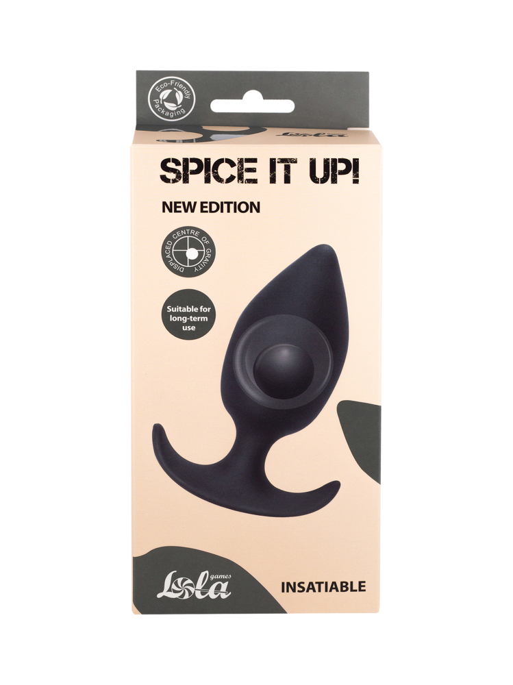 3301 Lola Toys Spice it up Insatiable, серая. Пробка со смещенным центром тяжести — изображение 3