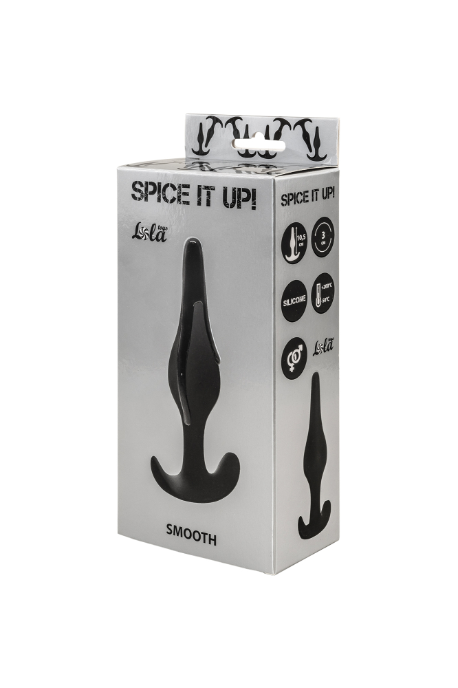 3300 Lola Toys Spice it up Smooth, черная. Анальная пробка — изображение 2