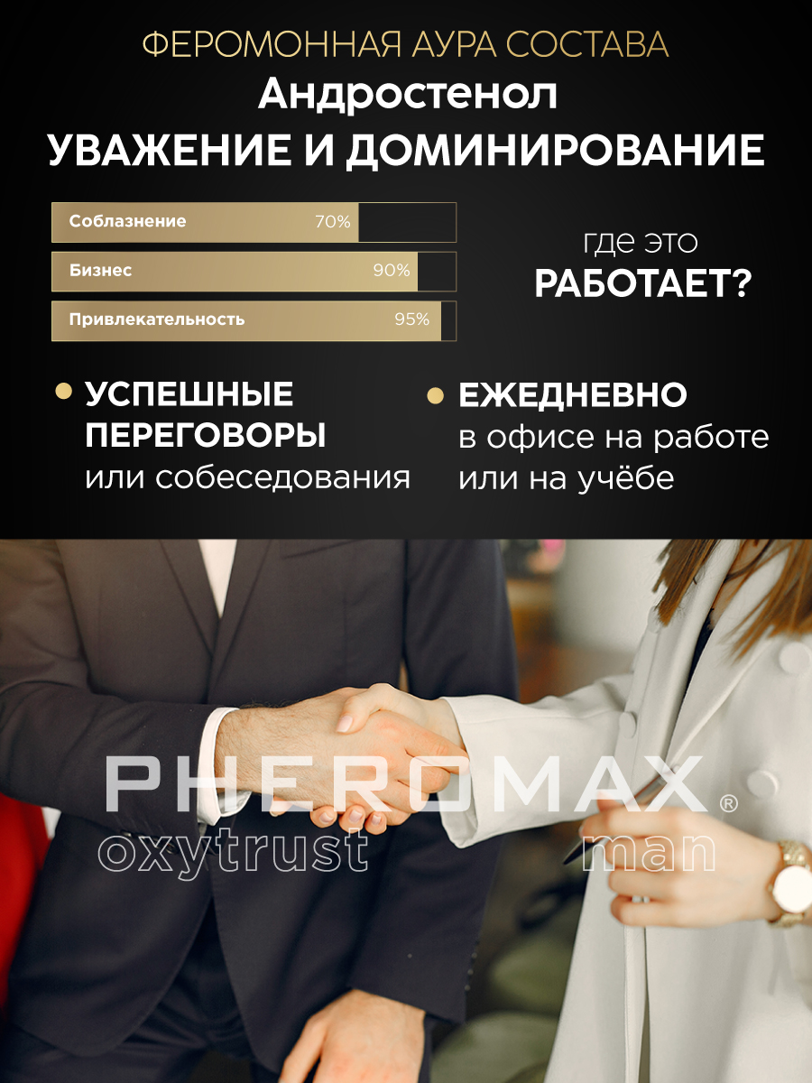 3428 Pheromax Man Oxytrust, 14 мл. Улучшенная формула с содержанием окситоцина — изображение 4