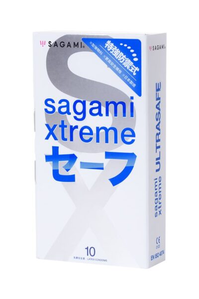 3090 Sagami Xtreme Ultrasafe, 10 шт. Презервативы особо прочные. Упаковка по 10 шт.