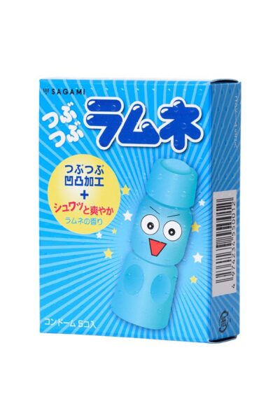 3074 Sagami Lemonade, 5 шт. Презервативы с ароматом лимонада