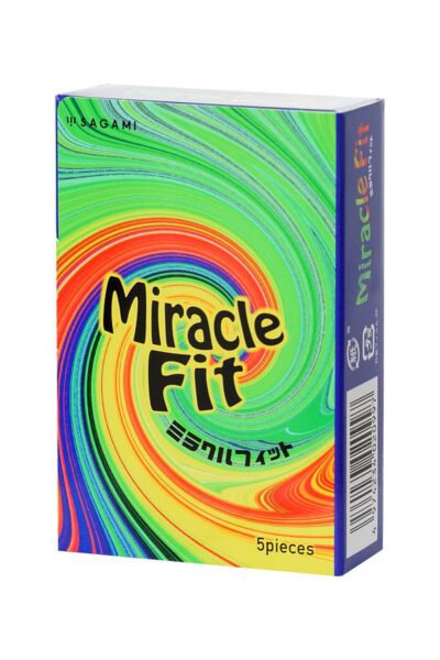 2972 Sagami Miracle Fit, 5 шт. Презервативы с зонами сужения