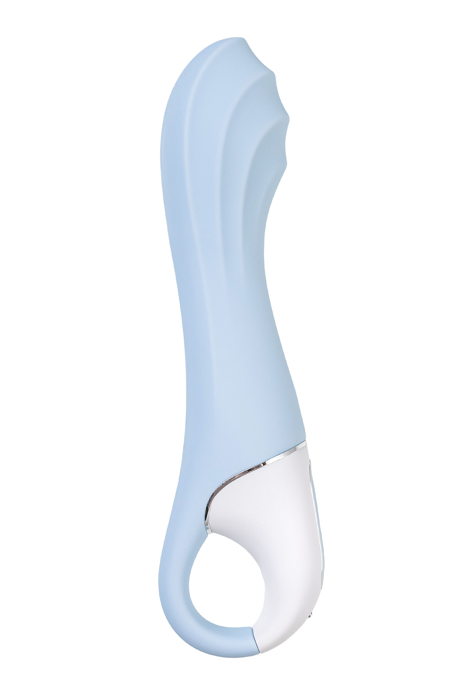 6717-1 Satisfyer Air Pump Vibrator 5 Connect App, голубой. Увеличивающийся вибратор + управление со смартфона — изображение 4