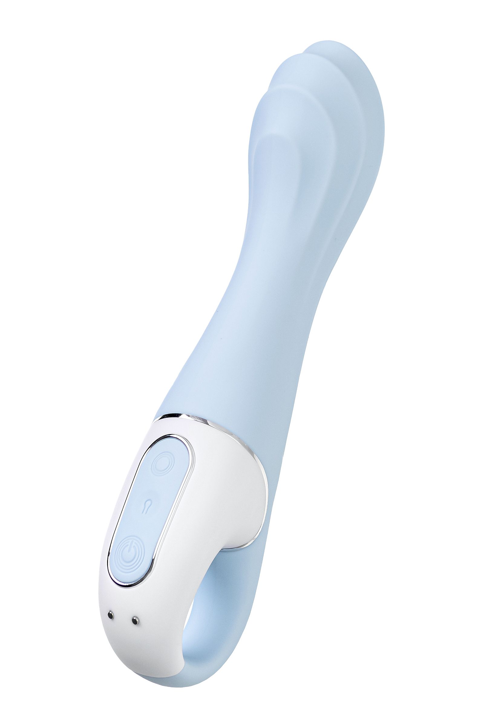 6717-1 Satisfyer Air Pump Vibrator 5 Connect App, голубой. Увеличивающийся вибратор + управление со смартфона — изображение 5