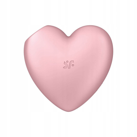6704-1 Satisfyer Cutie Heart, розовый. Вакуумно-волновой стимулятор с вибрацией — изображение 2