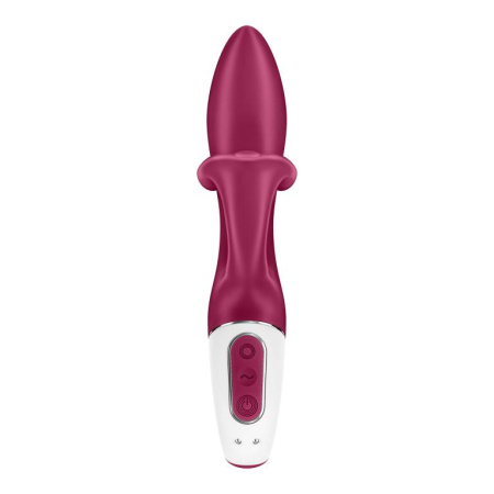 6716-1 Satisfyer Embrace me, ягодный. Гибкий вибратор-кролик. — изображение 5
