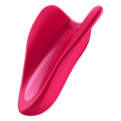 6722-3 Satisfyer High Fly, красный. Универсальный пальчиковый вибратор