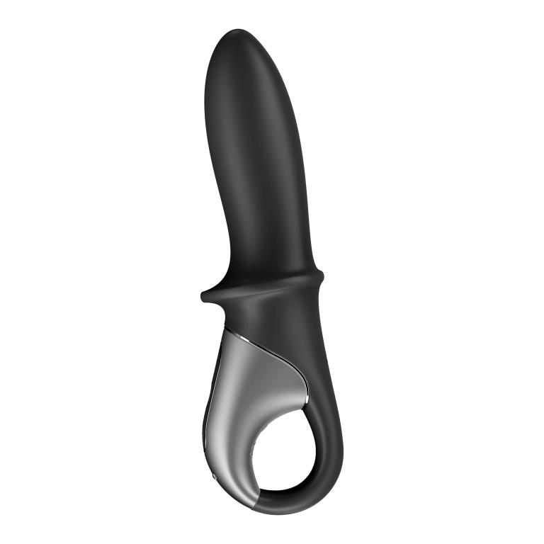 6718-1 Satisfyer Hot Passion Connect App, черный. Анальный вибратор с нагревом + управление со смартфона — изображение 4
