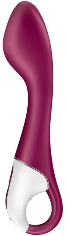6720-1 Satisfyer Hot Spot, бордовый. Вибратор с нагревом + управление со смартфона — изображение 2