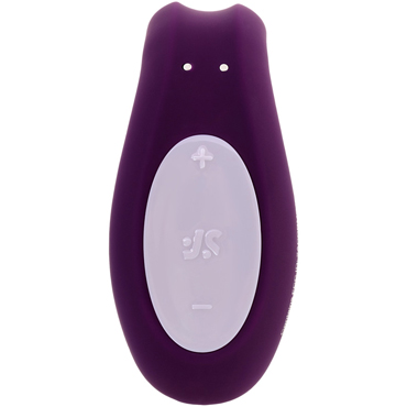 6711-1 Satisfyer Partner Double Joy, фиолетовый. Парный вибратор с возможностью управления через приложение — изображение 2