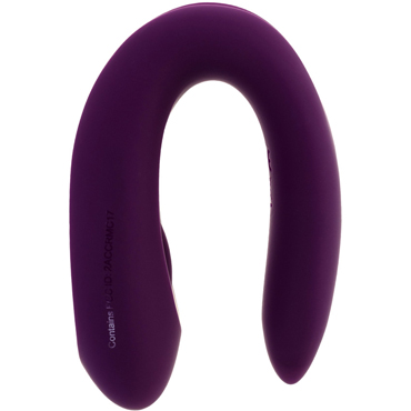 6711-1 Satisfyer Partner Double Joy, фиолетовый. Парный вибратор с возможностью управления через приложение — изображение 3