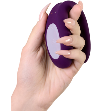 6711-1 Satisfyer Partner Double Joy, фиолетовый. Парный вибратор с возможностью управления через приложение — изображение 6