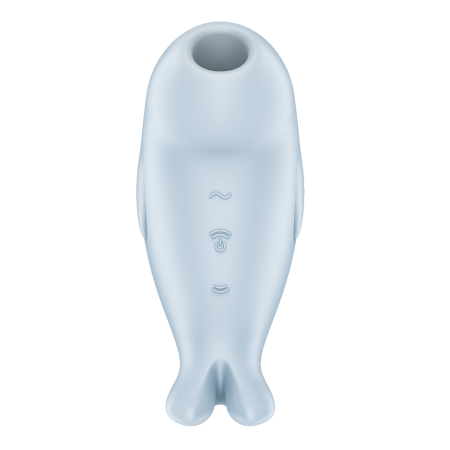 6705-1 Satisfyer Seal You Soon, голубой. Вакуумно-волновой стимулятор клитора с вибрацией — изображение 2