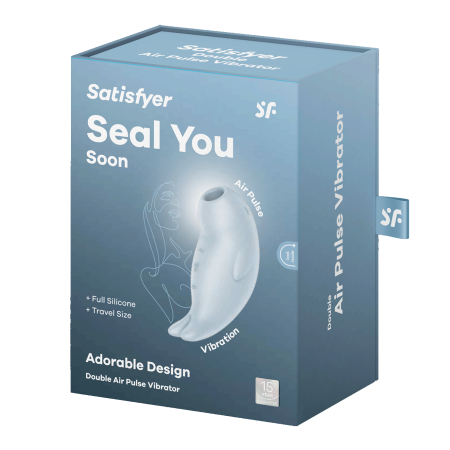 6705-1 Satisfyer Seal You Soon, голубой. Вакуумно-волновой стимулятор клитора с вибрацией — изображение 6