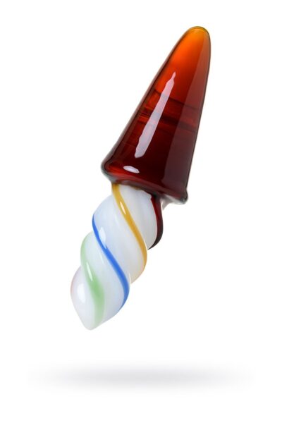 3479 Sexus Glass Двусторонний стимулятор с рельефной и гладкой поверхностью.
