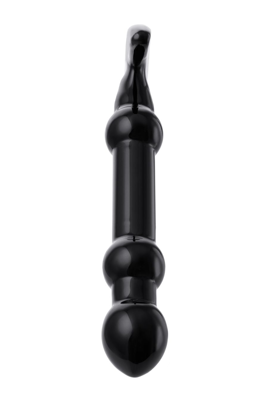 3478 Sexus Glass Стимулятор с шариками, черный. — изображение 3