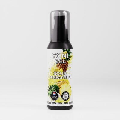3112 SGAN Лубрикант для орального секса Sour Pineapple, 100 мл. Смазка на водной основе со вкусом кислого ананаса