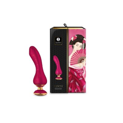 3652-1 Shunga Sanya, малиновый. Гибкий эргономичный вибростимулятор