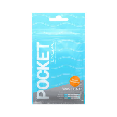 3047 Tenga Pocket Wave Line. Карманный мастурбатор