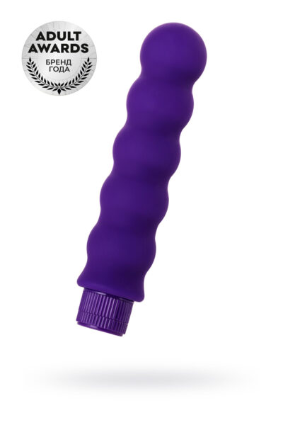 3279 Toyfa A-toys Multi-speed Vibrator,  фиолетовый вибратор волнистой формы
