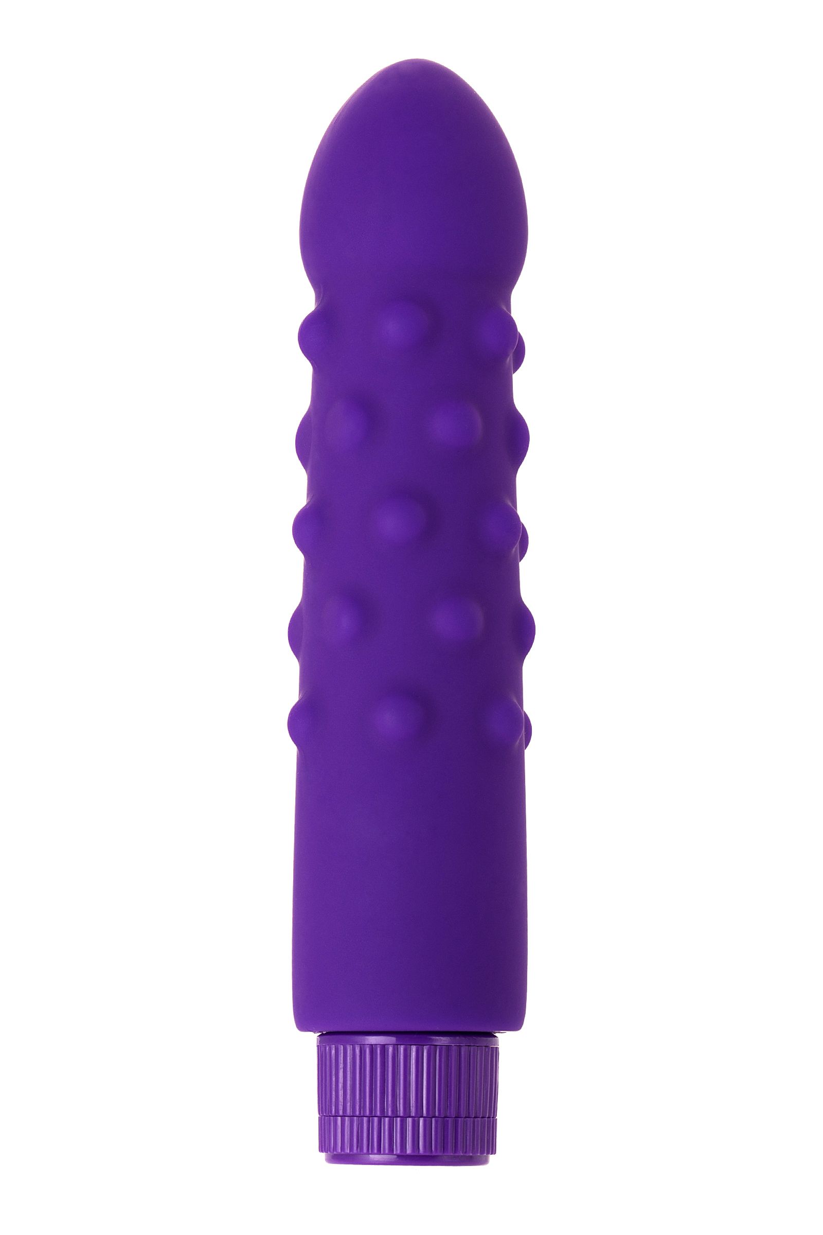3042 Toyfa A-toys Multi-speed Vibrator, фиолетовый вибратор покрытый пупырышками — изображение 2