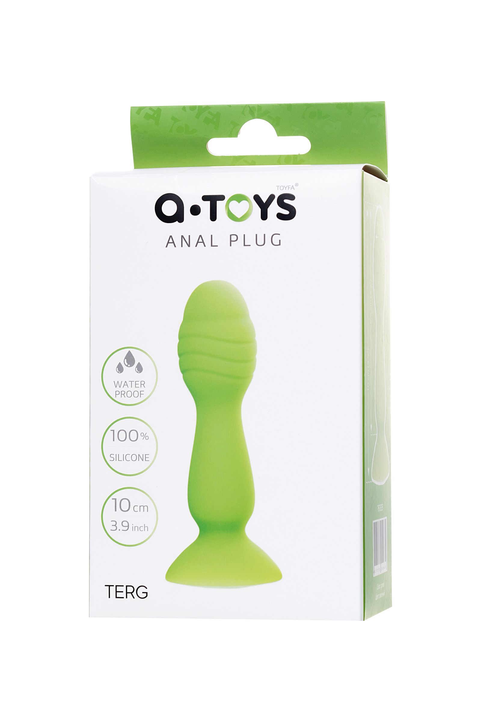3645 Toyfa A-Toys Terg, зеленая анальная втулка — изображение 4