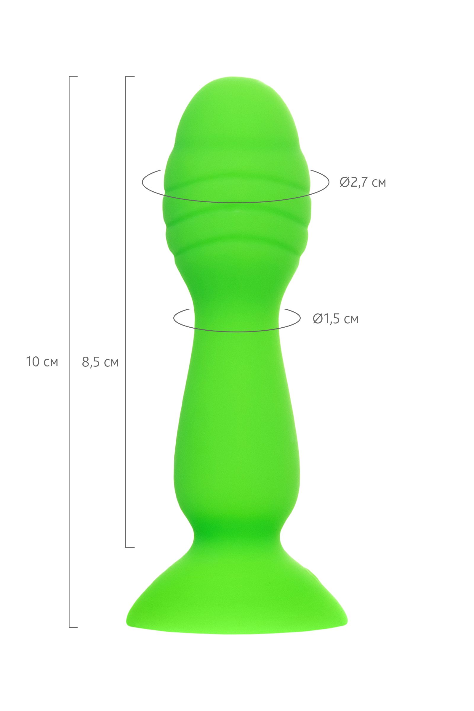 3645 Toyfa A-Toys Terg, зеленая анальная втулка — изображение 5