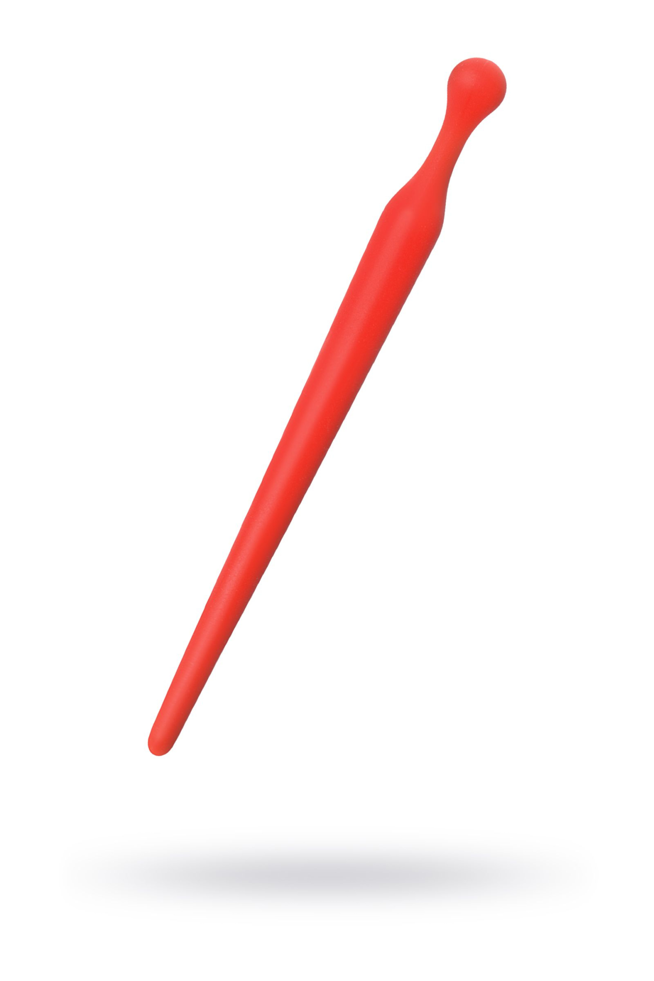 2949-1 Toyfa Black & Red Urethral Plug, красный. Уретральный плаг из силикона